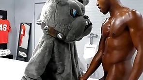 Shielded - juicy andre donovan pounds his team's mascott tight uninspired asshole