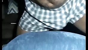 Horny male humping pillow cum hands free