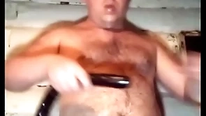 A shaven-headed russian gay fucks his throat hard and anal with a sting black dick! causes vomiting by drinking milk!