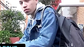 Latin leche - skinny fit above-board boy nick bianco agrees to drill stranger's asshole on camera